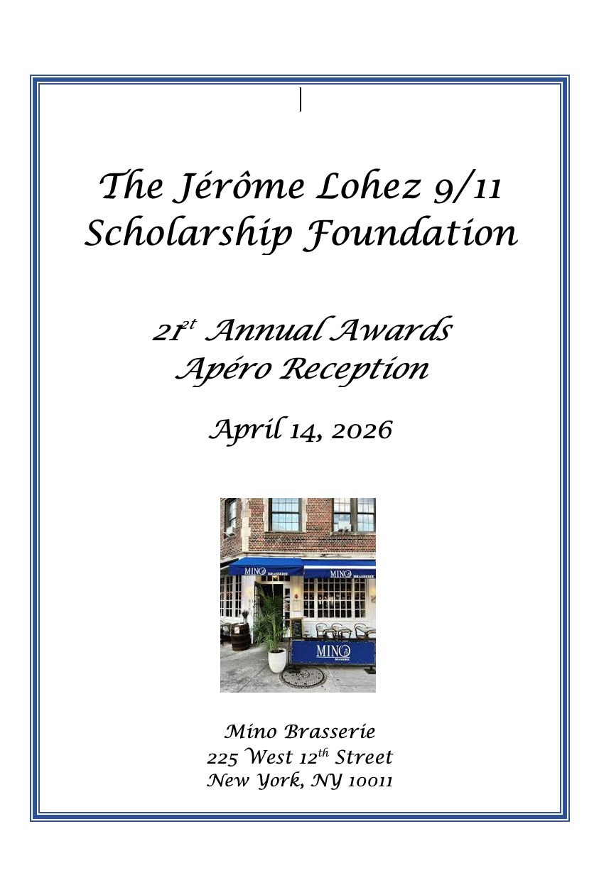 Jérôme Lohez 9/11 Scholarship Foundation